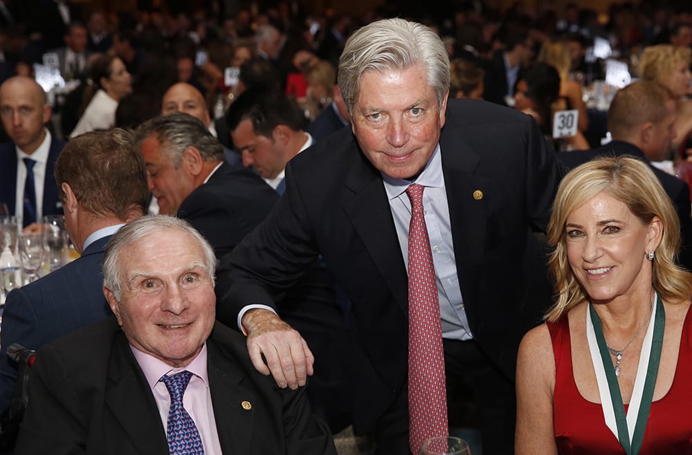 Nick Buoniconti with Mark Dalton and Chris Evert