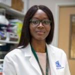 Omotolani Oshinusi, BS working in Dr. Ghosh’s laboratory