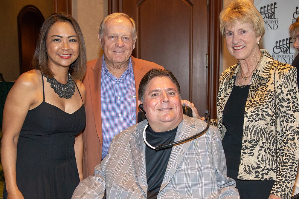 Cynthia Vijitakula and Marc Buoniconti with Jack and Barbara Nicklaus