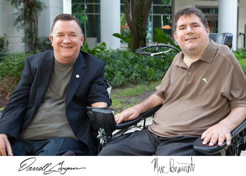 Darrell Gwyn photo with signature