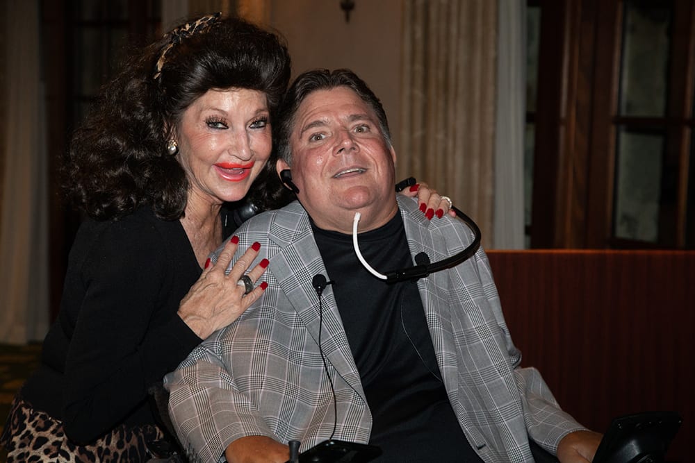 Christine Lynn with Marc Buoniconti